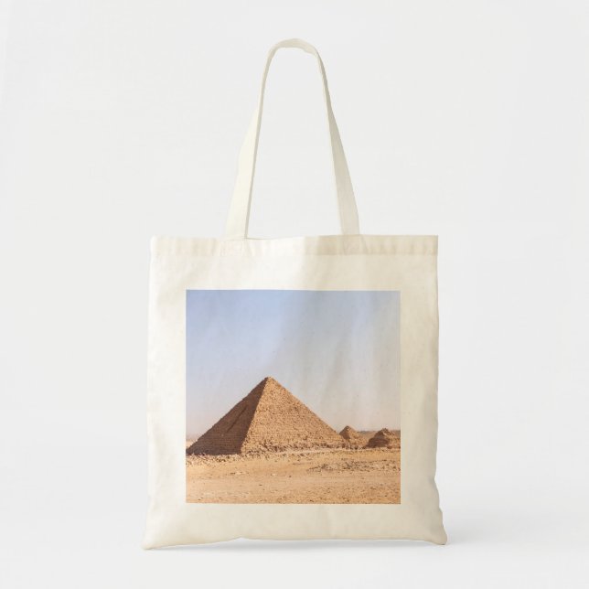 Bolsa Tote Caneca das Pirâmides do Egito (Frente)