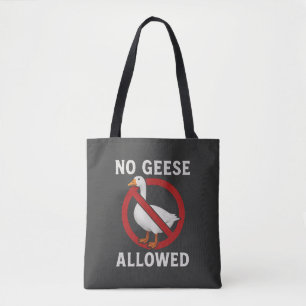 Bolsa Tote Caneca Ganso Divertido Faz Crime - Gif Ganso Bobal