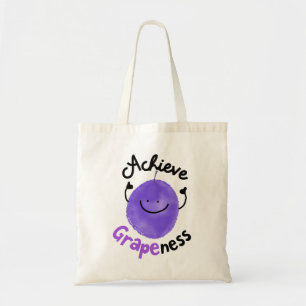 Bolsa Tote Caneta de Uvas Positivas - Obtenha a Gráficidade
