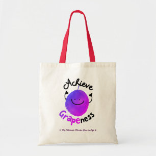 Bolsa Tote Caneta de Uvas Positivas - Obtenha a Gráficidade