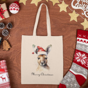 Bolsa Tote Canguru de Natal, personalizável