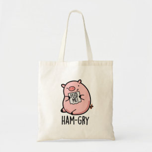 Bolsa Tote Canhão de Porco Cute com Fome