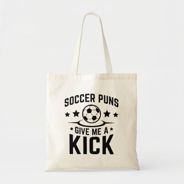 Bolsa Tote Canhões De Futebol Me Dão Um Bico (Frente)