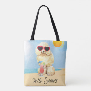 Bolsa Tote Caniche diminuta do verão