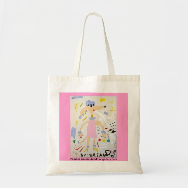 Bolsa Tote Caniches abundante (Frente)