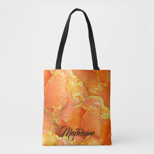 Bolsa Tote Canna Lily personalizada para o saco (Frente)