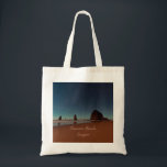 Bolsa Tote Cannon Beach Oregon Haystack Rock<br><div class="desc">Cannon Beach Oregon Haystack Rock Belga fotografia de praia noturna com estrelas sobre o oceano.</div>