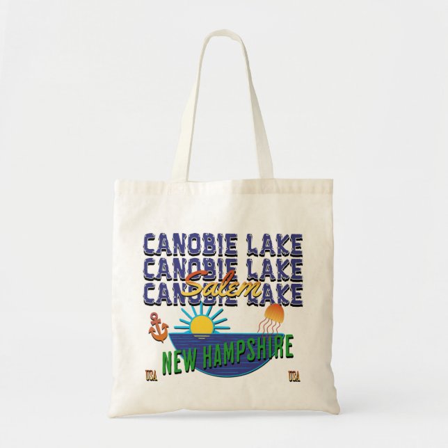 Bolsa Tote Canobie Lake, New Hampshire (Frente)
