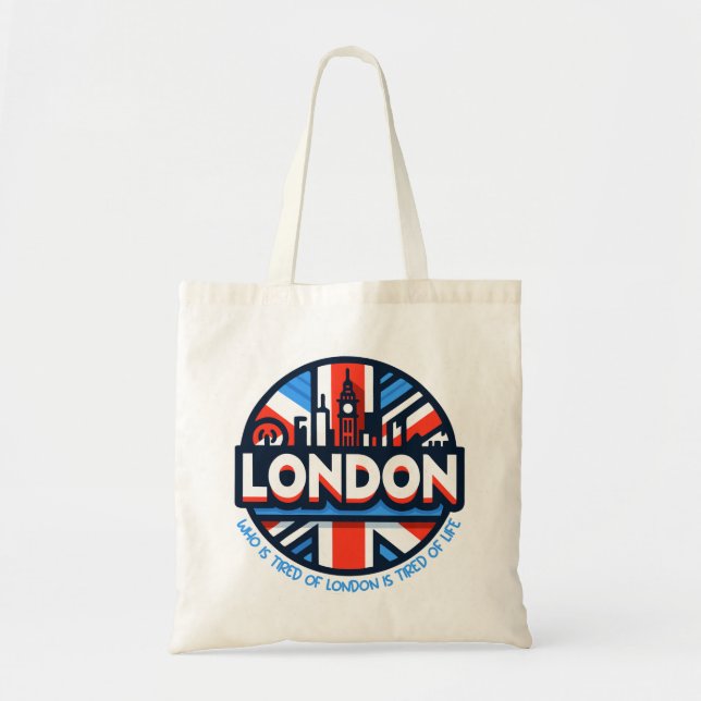 Bolsa Tote Cansado de Londres (Frente)