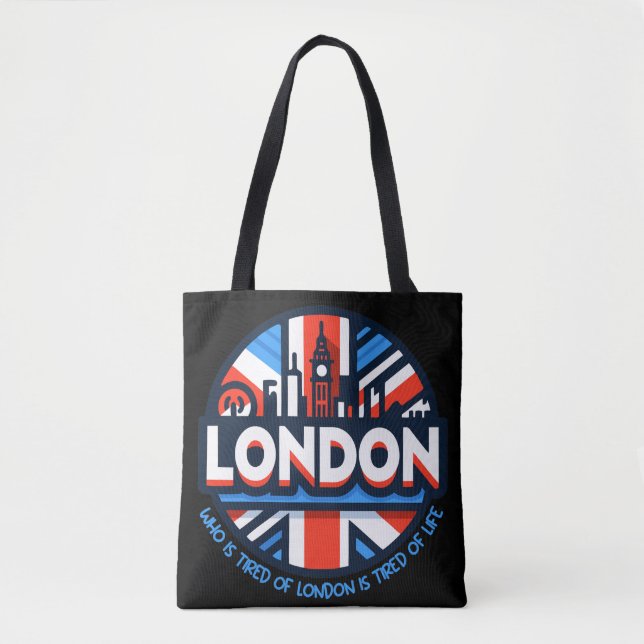 Bolsa Tote Cansado de Londres (Frente)