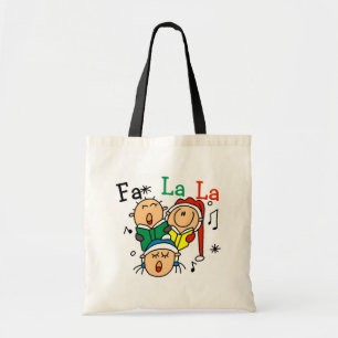 Bolsa Tote Cantando Camisetas de Natal e presentes