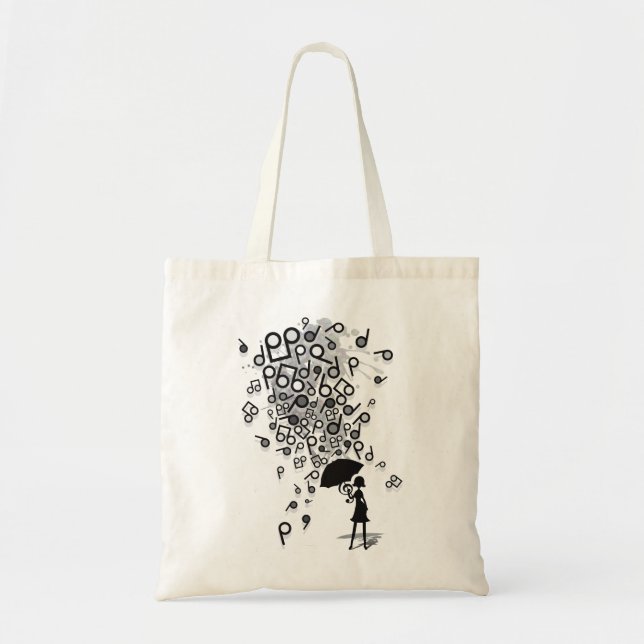 Bolsa Tote Cantando na Chuva (Frente)