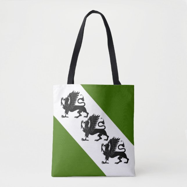 Bolsa Tote Cantão de Gryphonwald Populace Crachá (Frente)