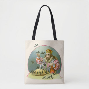 Bolsa Tote Cante uma Canção de Seispence, Rima Infantil Vinta