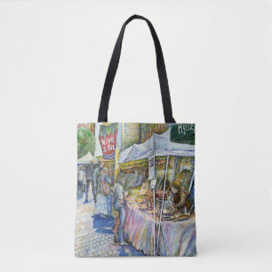 Bolsa Tote Canto da Fazenda de Porcos Voadores e um Pouco de