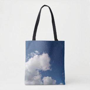 Bolsa Tote Canto liso das nuvens