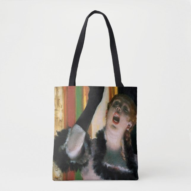Bolsa Tote Cantor com uma luva, Edgar Degas (Frente)