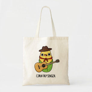 Bolsa Tote Cantor de Milho Funny Corn Pun