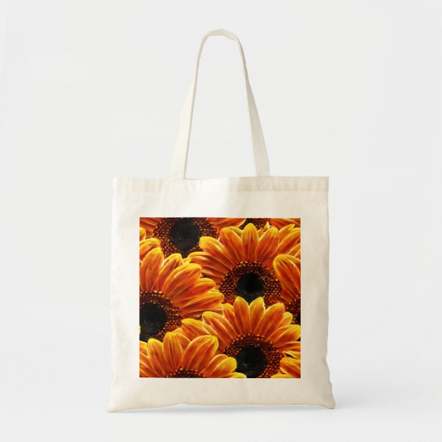 Bolsa Tote Canvas de girassol (Frente)