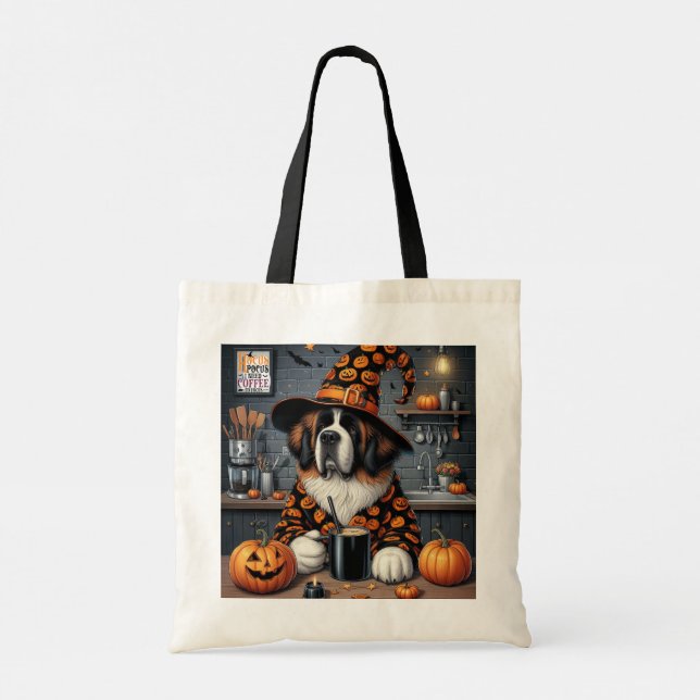 Bolsa Tote Canvas de Halloween (Verso)