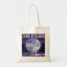 Bolsa Tote Canvas de Reinicialização da Meia-Noite