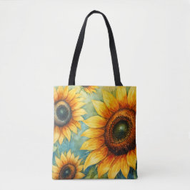 Bolsa Tote Canvas de Serenidade de Girassol
