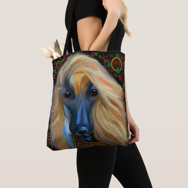 Bolsa Tote Cão Afegão    (Close Up)