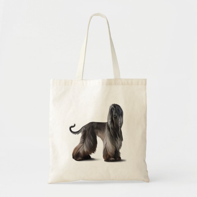 Bolsa Tote Cão Afegão (Frente)