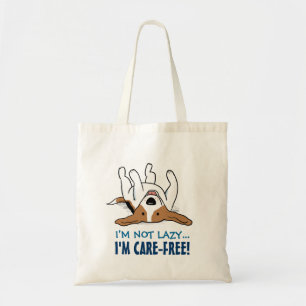 Bolsa Tote Cão bonito dos desenhos animados do lebreiro com