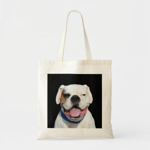 Bolsa Tote Cão branco do pugilista