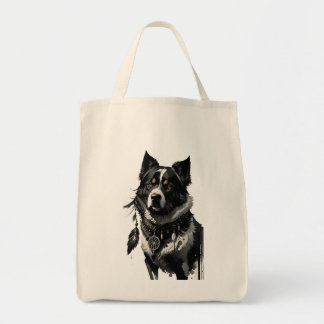 Bolsa Tote cão, caçador de sonhos, amuleto, talismã,