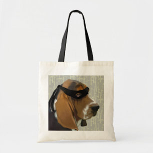 Bolsa Tote Cão Cachorro do Basset Ninja