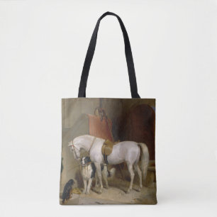 Bolsa Tote Cão-cavalo Favoritos pintura arte Landseer