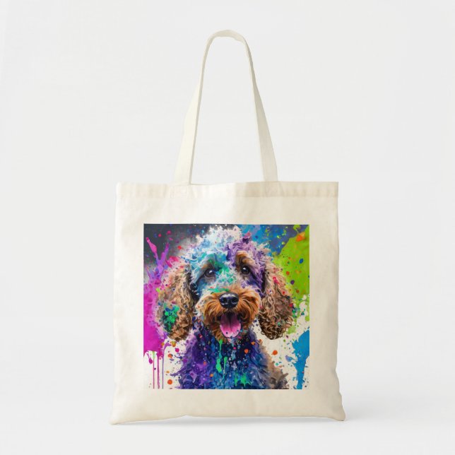 Bolsa Tote Cão Cockerpoo (Frente)