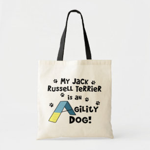 Bolsa Tote Cão da agilidade de Jack Russell Terrier