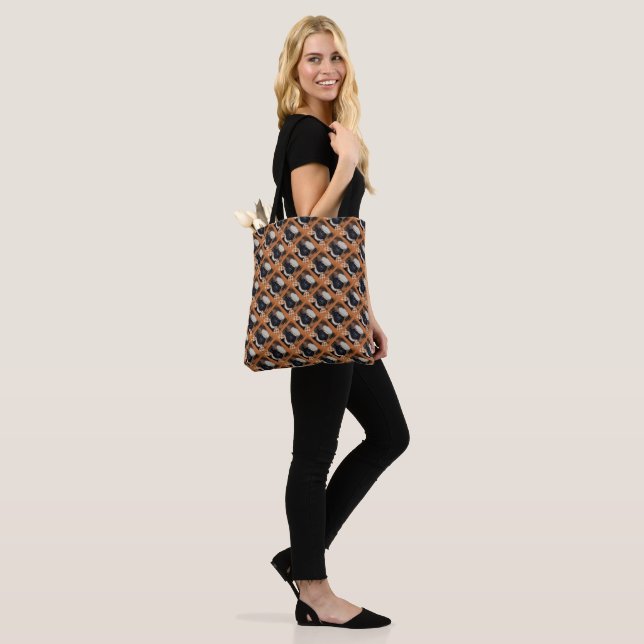 Bolsa Tote Cão da Terra Nova (No(a) Modelo)