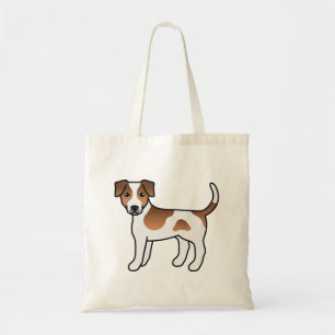 Bolsa Tote Cão de Cartoon Marrom-Dinamarquês-Sueco