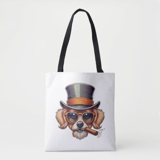 Bolsa Tote Cão de Charuto (Frente)