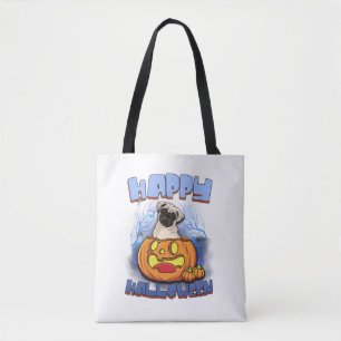 Bolsa Tote Cão de Halloween