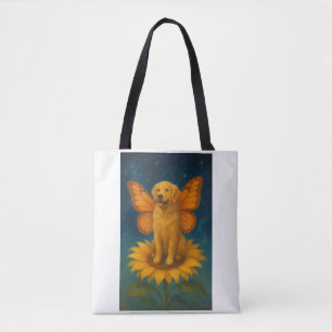 Bolsa Tote Cão de Leite de Retriever de ouro