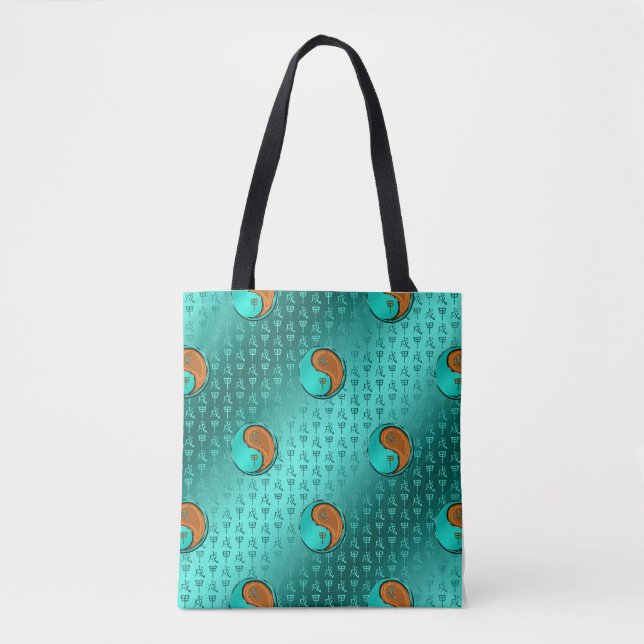 Bolsa Tote Cão de Madeira (Frente)