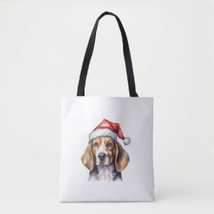 Bolsa Tote Cão de Natal da Beagle
