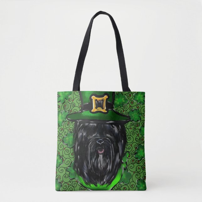 Bolsa Tote Cão de Seda de Havana (Frente)
