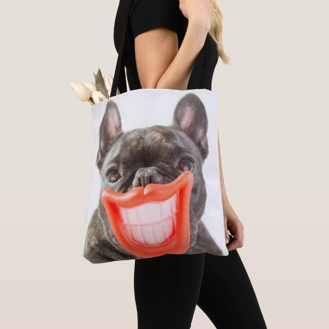 Bolsa Tote Cão de sorriso das imagens | A de Getty (Close Up)