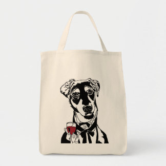 Bolsa Tote Cão de vinho