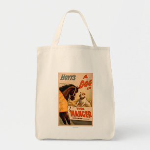 Bolsa Tote Cão do A de Hoyt no poster do teatro do comedoiro