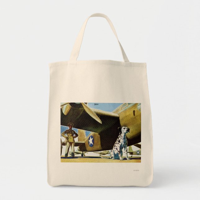 Bolsa Tote Cão do Exército (Frente)
