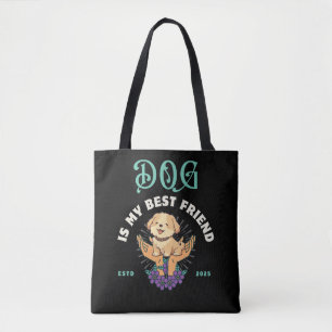 BOLSA TOTE CÃO É MEU MELHOR AMIGO DIA DO CÃO AMANTES DE CÃES