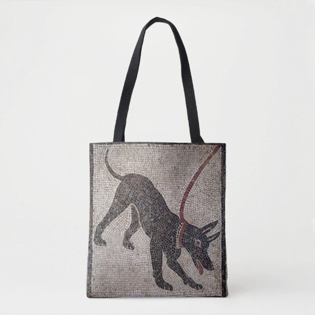 Bolsa Tote Cão em uma trela, de Pompeii (Frente)