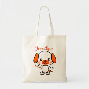 Bolsa Tote Cão Kawaii Doce